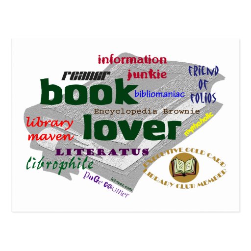 Book Lover Post Cards