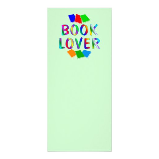 BOOK Lover Rack Card Template