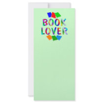 BOOK Lover Rack Card Template