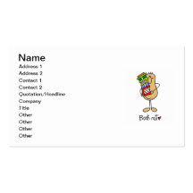 Book Nut T-shirts and Gifts Business Card Template