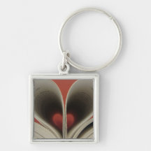 Book of Hearts Keychain