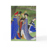 Book of hours mediaeval ladies & lords version 2 cards