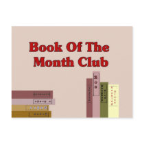 Book Of The Month Club Postcards