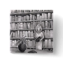 Book Reading Pin