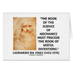 Book Science Of Mechanics Must Precede Inventions cards