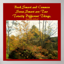 Book Smart and Common Sense...Poster