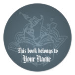 Book world bookplate stickers