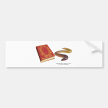 Book Worm Bumper Stickers