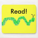 Book Worm mousepads