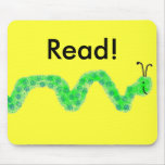 Book Worm mousepads