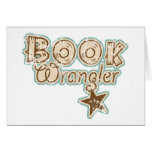 Book Wrangler Greeting Card