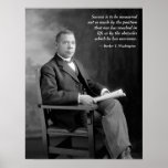 Booker T. Washington Quotation posters