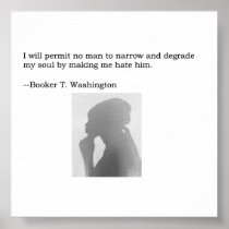 Booker T. Washington Quote Print