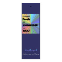Bookmark - Connect People-Knowledge-Ideas Business Card Template