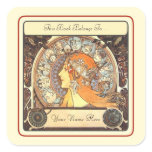 Bookplate Square Stickers