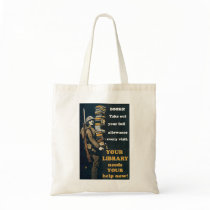 Books allowance tote bag