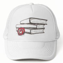 Books + An Apple | Hat | Customisable