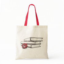 Books + An Apple | Tote Bag | Customisable
