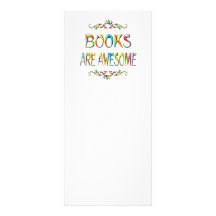 Books are Awesome Custom Rack Card
