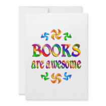 Books are Awesome Custom Invite
