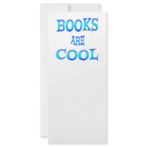 Books are Cool Full Color Rack Card