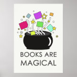 Books Are Magical (Light) posters