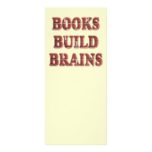 Books Build Brains Rack Card
