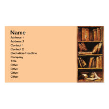 Books Business Card Template