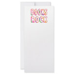 Books Rock Personalised Rack Card