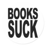 Books Suck stickers