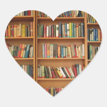Bookshelf background sticker