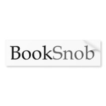 BookSnob Bumpersticker (Light)