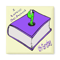 Bookworm 4th Grader - I love School