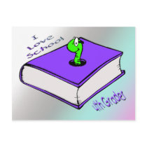 Bookworm 4th Grader - I love School