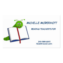 Bookworm Business Card