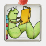 Bookworm Christmas Ornaments