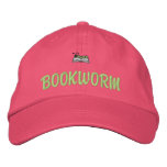 Bookworm Embroidered Hat embroidered hats