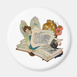 Bookworm Fairy Magnet