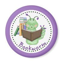 Bookworm Refrigerator Magnets