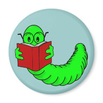 Bookworm Magnet