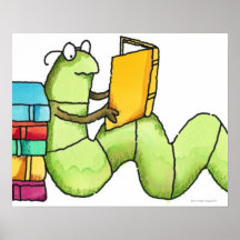 Bookworm Print
