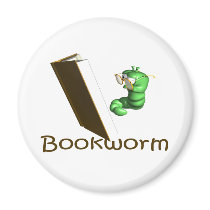 Bookworm T-shirts and Gifts. Magnet