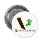 Bookworm T-shirts and Gifts. buttons