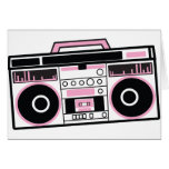boom box greeting cards