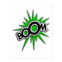 Boom Post Card