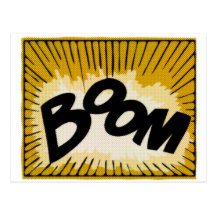 BOOM POSTCARD