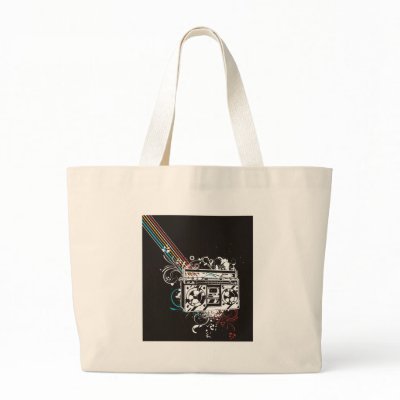 Boombox Boom Box Ghetto Blaster Jambox Bag by fotoshoppe
