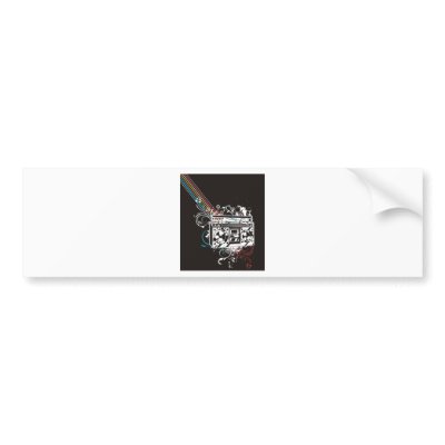 Boombox Boom Box Ghetto Blaster Jambox Bumper Sticker by fotoshoppe