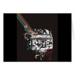 Boombox Boom Box Ghetto Blaster Jambox Greeting Card