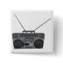 Boombox Ghetto Blaster Jambox Radio Cassette Pin